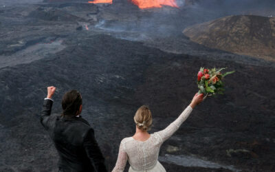 Volcano wedding in Iceland